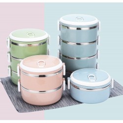 Competitive Price Stainless Steel Kids Lunch Box 1-4 Tiers Food Storage Container