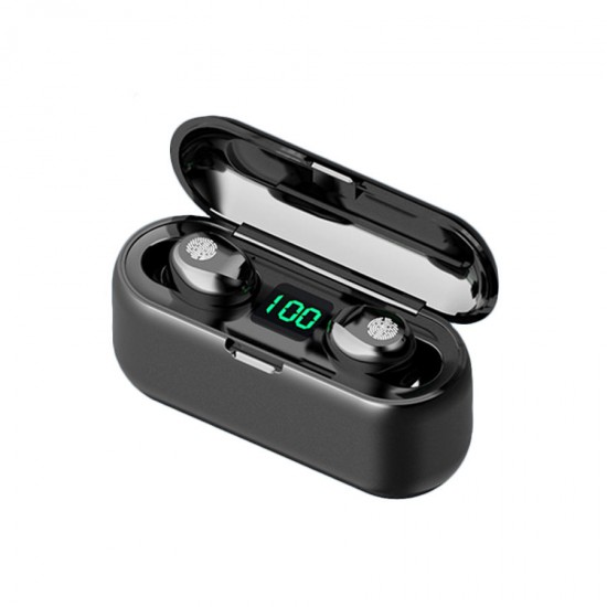 High Version 6 Hours Bluetooth Mini headphones f9 TWS 5.3 True Wireless Earbuds Earphone Sports Gaming Headset With LED Display