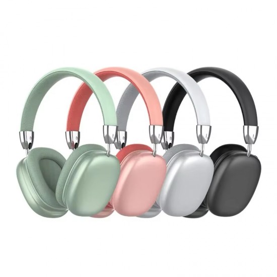 P9 PRO MAX Wireless Headphones with Strong Bass Subwoofer Type-C USB Connectors Stereo Channel Gaming DJ Use Affordable