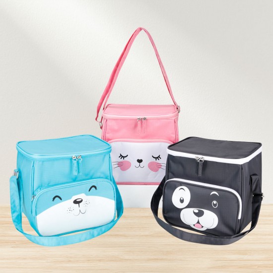 OEM/ODM Aluminum Foil Cartoon Lunch Box Custom Logo Thermal Insulated Portable Waterproof Bento Bag