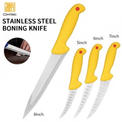 High Quality Stainless Steel Fillet Knife Set for Professional Fishermen 4 Piece Stainless Steel Fishing Knife Set