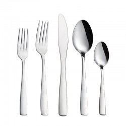 Wholesale Silver Stainless Steel Cutlery Set Spoon Fork and Knife Set Dishwasher Safe High Quality Flatware Set